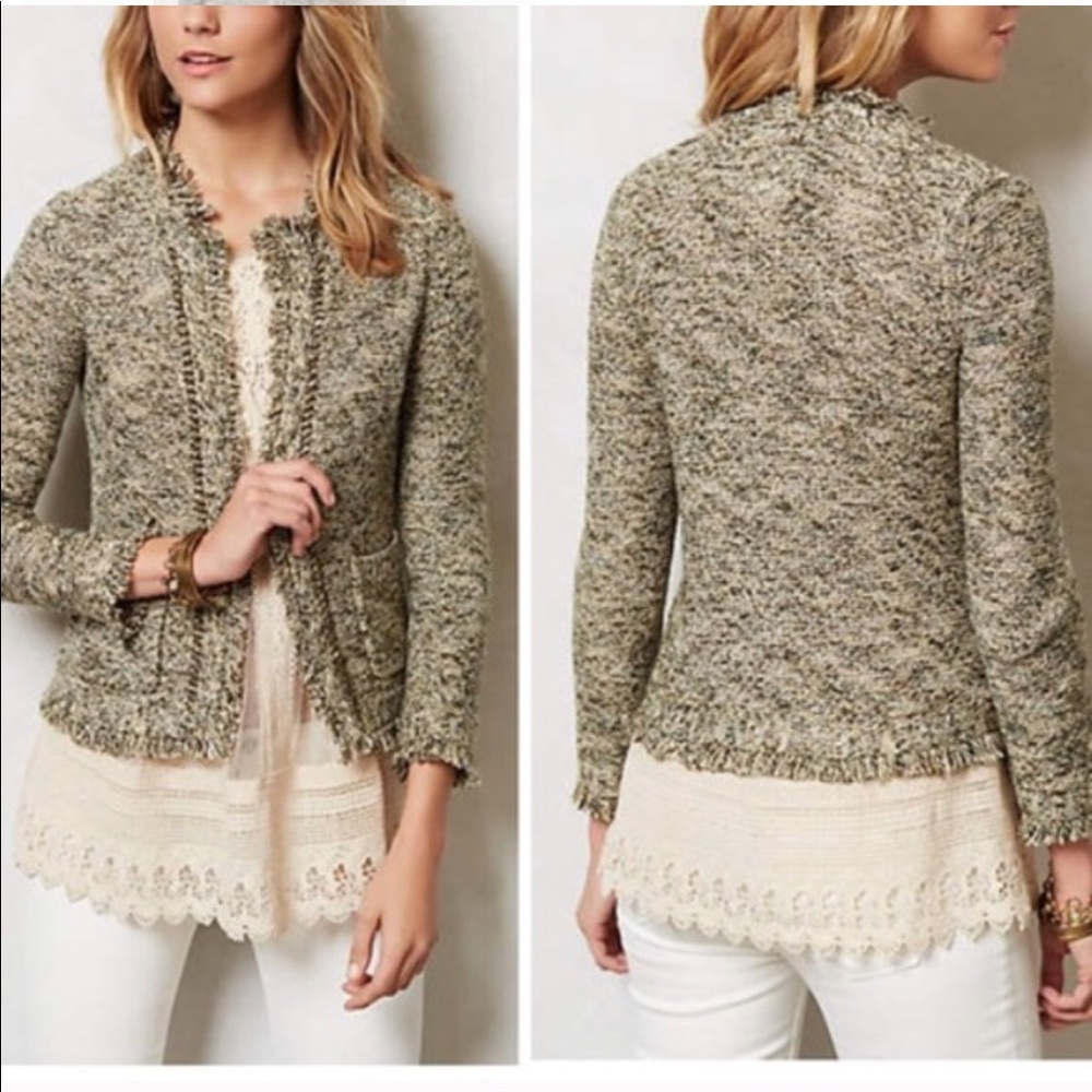 Anthropologie Angel of the North Eliot Sweater